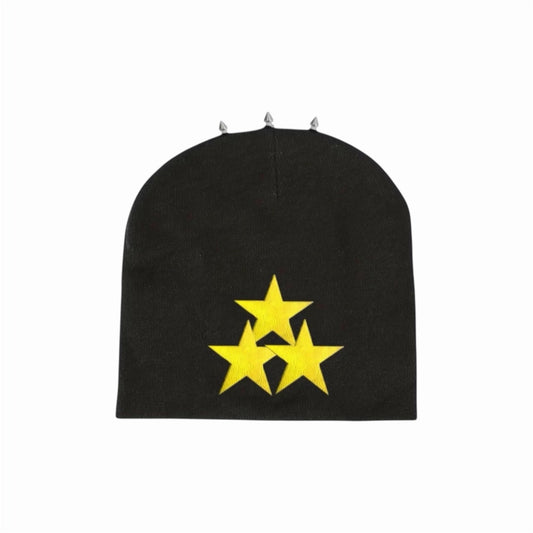 Leather Patch Beanie